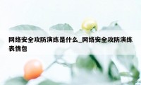 网络安全攻防演练是什么_网络安全攻防演练表情包