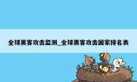 全球黑客攻击监测_全球黑客攻击国家排名表