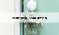 360攻击统计_360网络攻击力